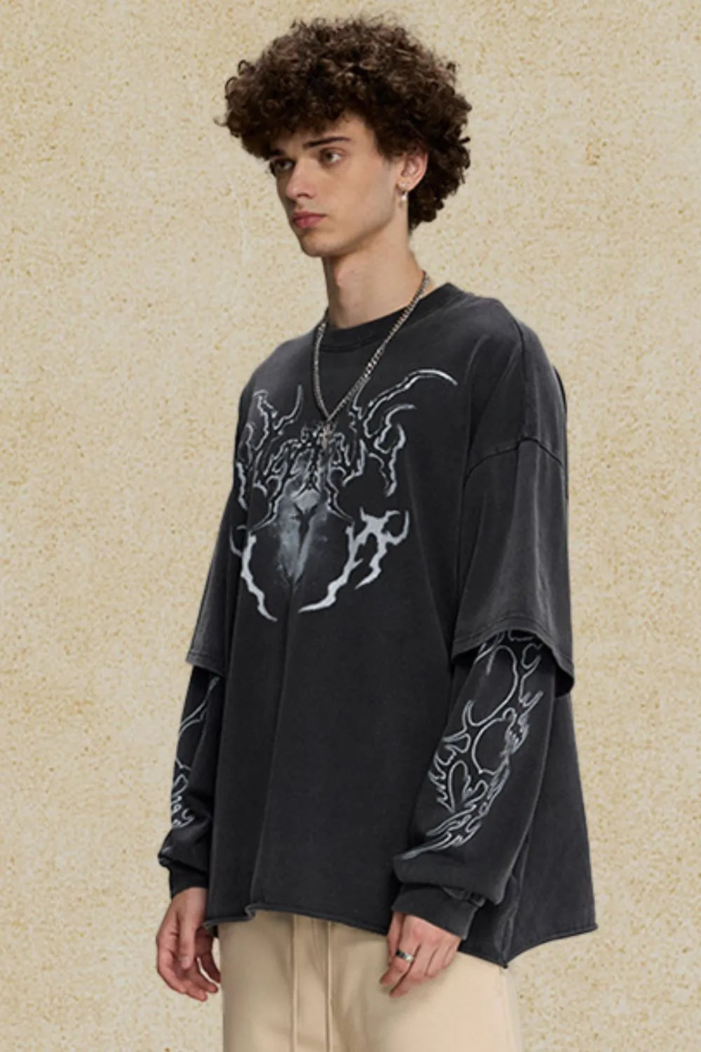 Men's Round Neck Graphic T-Shirt - Treasured Gift's & More