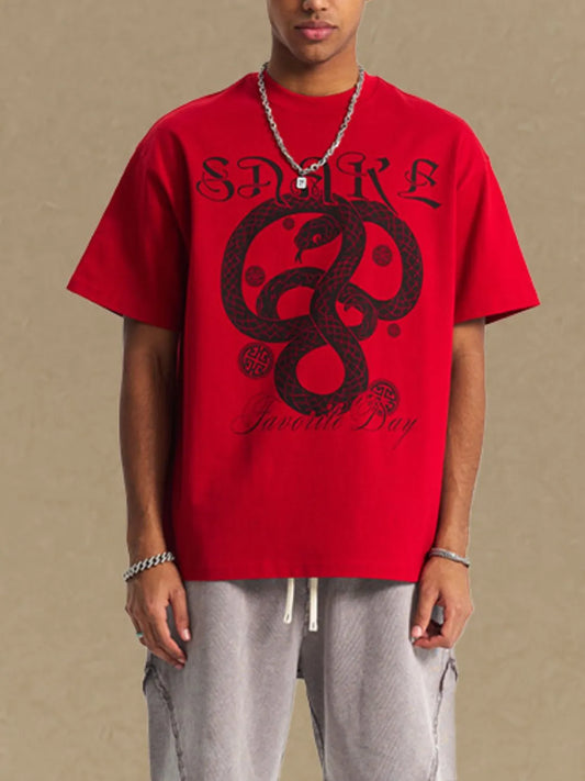 Men's Graphic Round Neck Half Sleeve T-Shirt - Treasured Gift's & More
