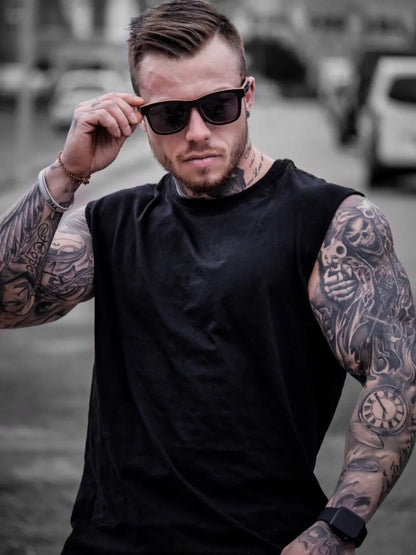 Men's Plus Size Round Neck Tank - Treasured Gift's & More