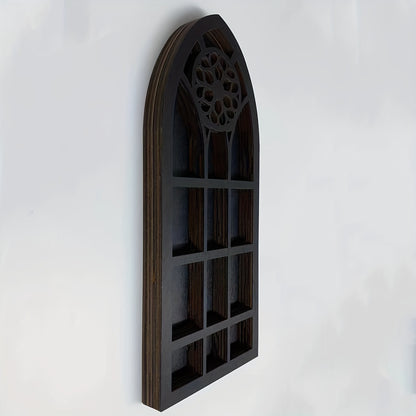 1pc Old Church Window Crystal Wall Shelf
