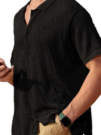 Men's Full Size Button Down Short Sleeve Plus Size - Treasured Gift's & More