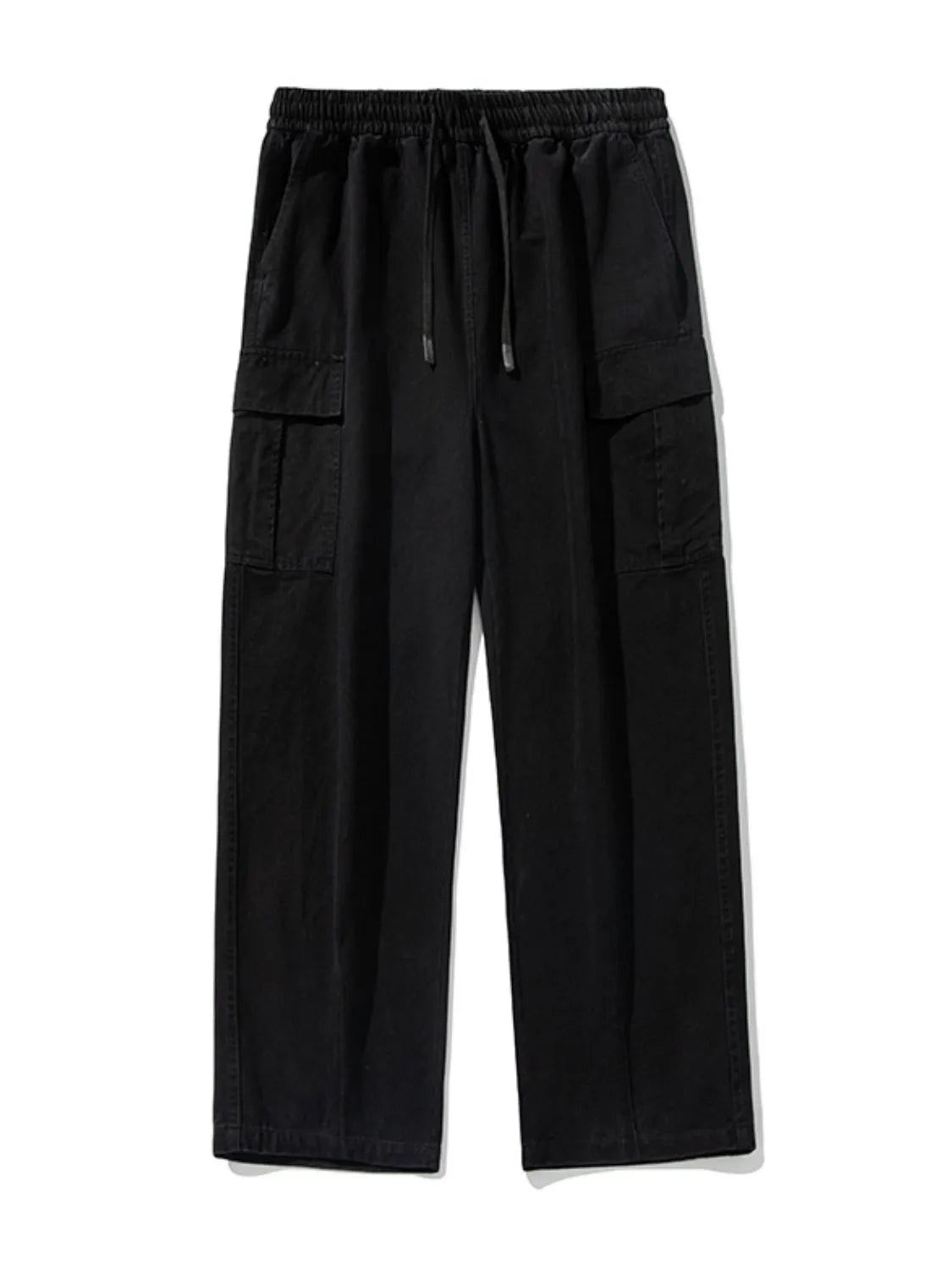 Men's Plus Size Drawstring Pants with Cargo Pockets - Treasured Gift's & More