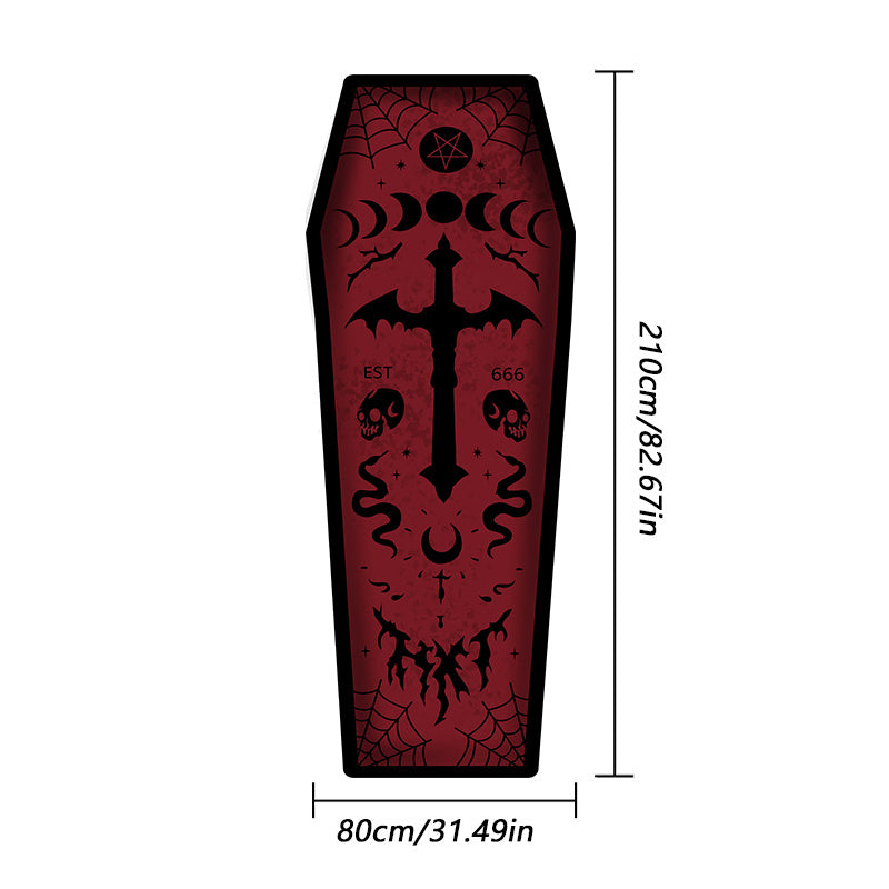 1pc, Thickened Halloween Carpet