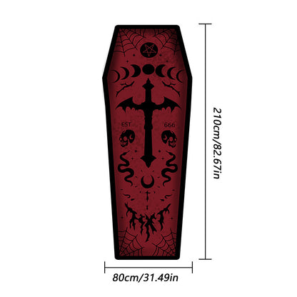 1pc, Thickened Halloween Carpet