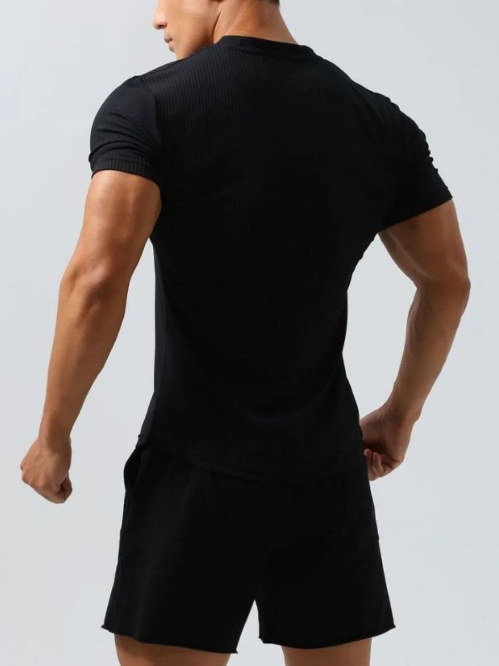 Men's Plus Size Notched Short Sleeve T-Shirt - Treasured Gift's & More