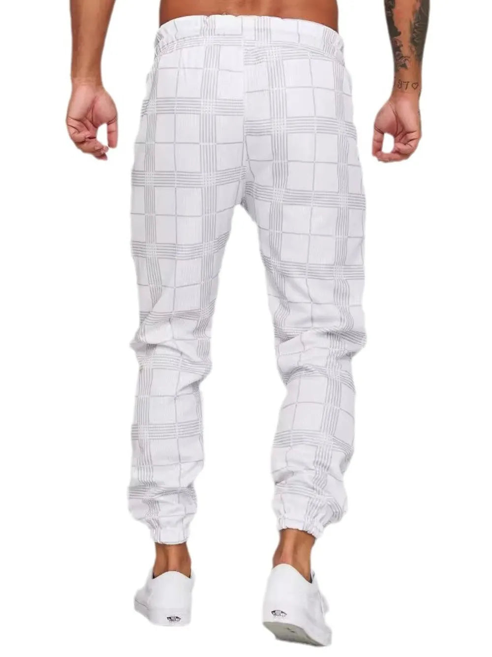 Men's Plus Size Plaid Drawstring Pants - Treasured Gift's & More