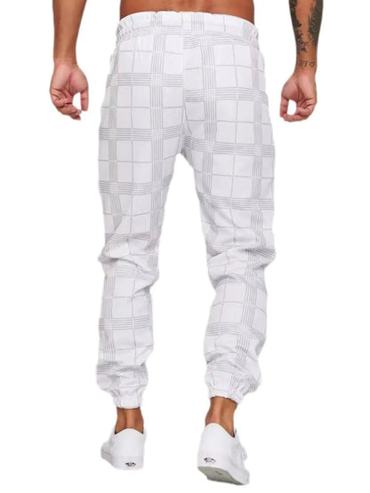 Men's Plus Size Plaid Drawstring Pants - Treasured Gift's & More