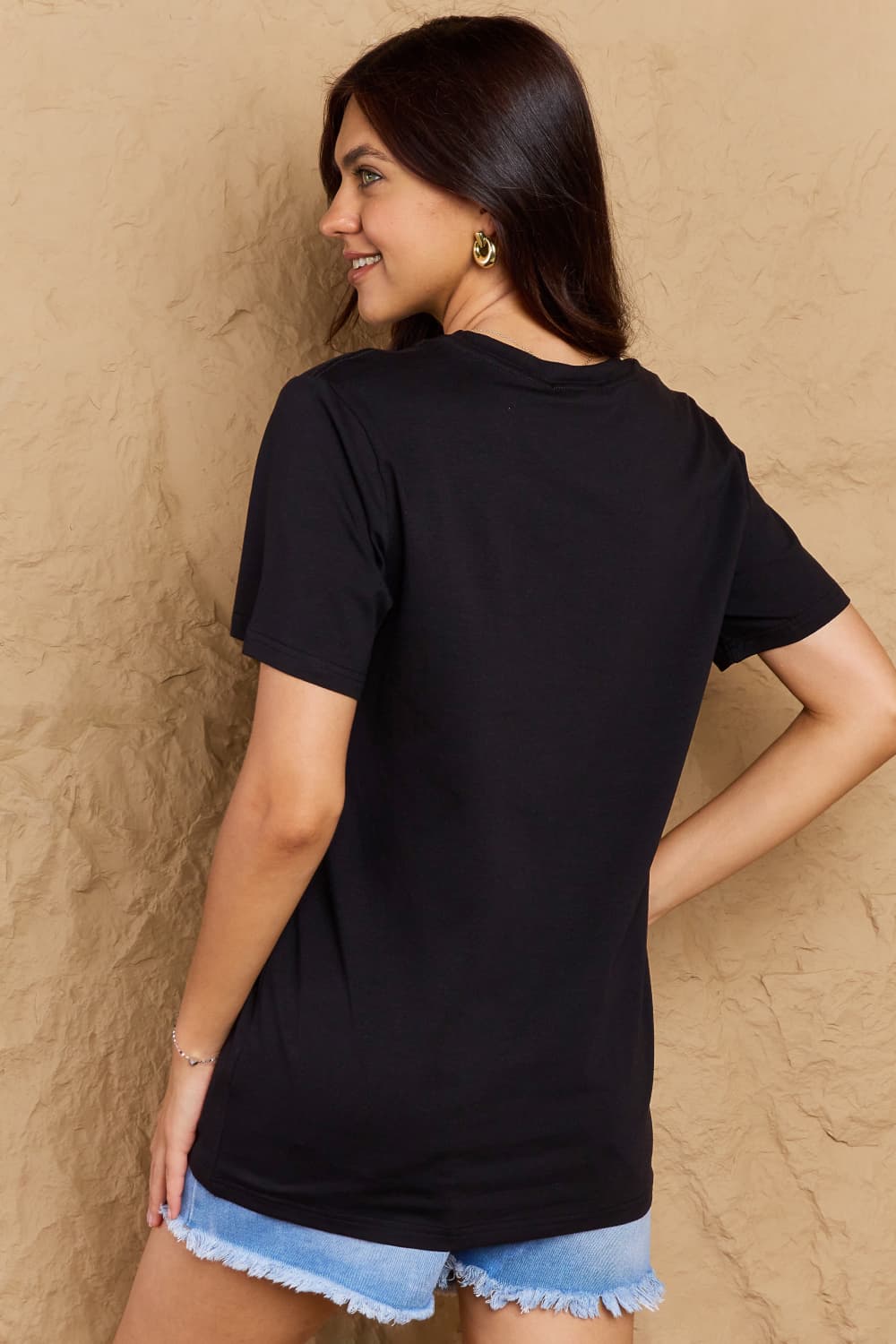 Simply Love Full Size Cat Graphic Cotton Tee - Treasured Gift's & More
