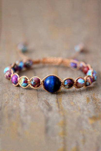 Imperial Jasper & Natural Stone Beaded Bracelet - Treasured Gift's & More