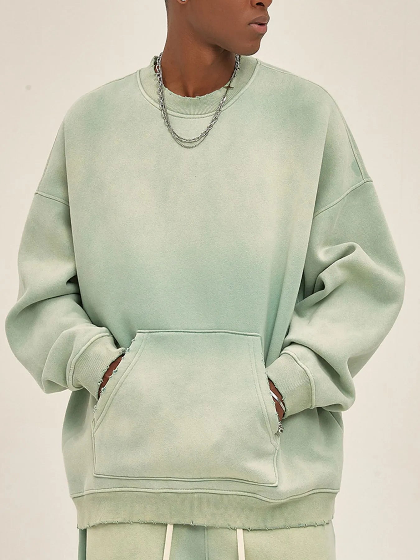 Men's Gradient Dropped Shoulder Sweatshirt - Treasured Gift's & More