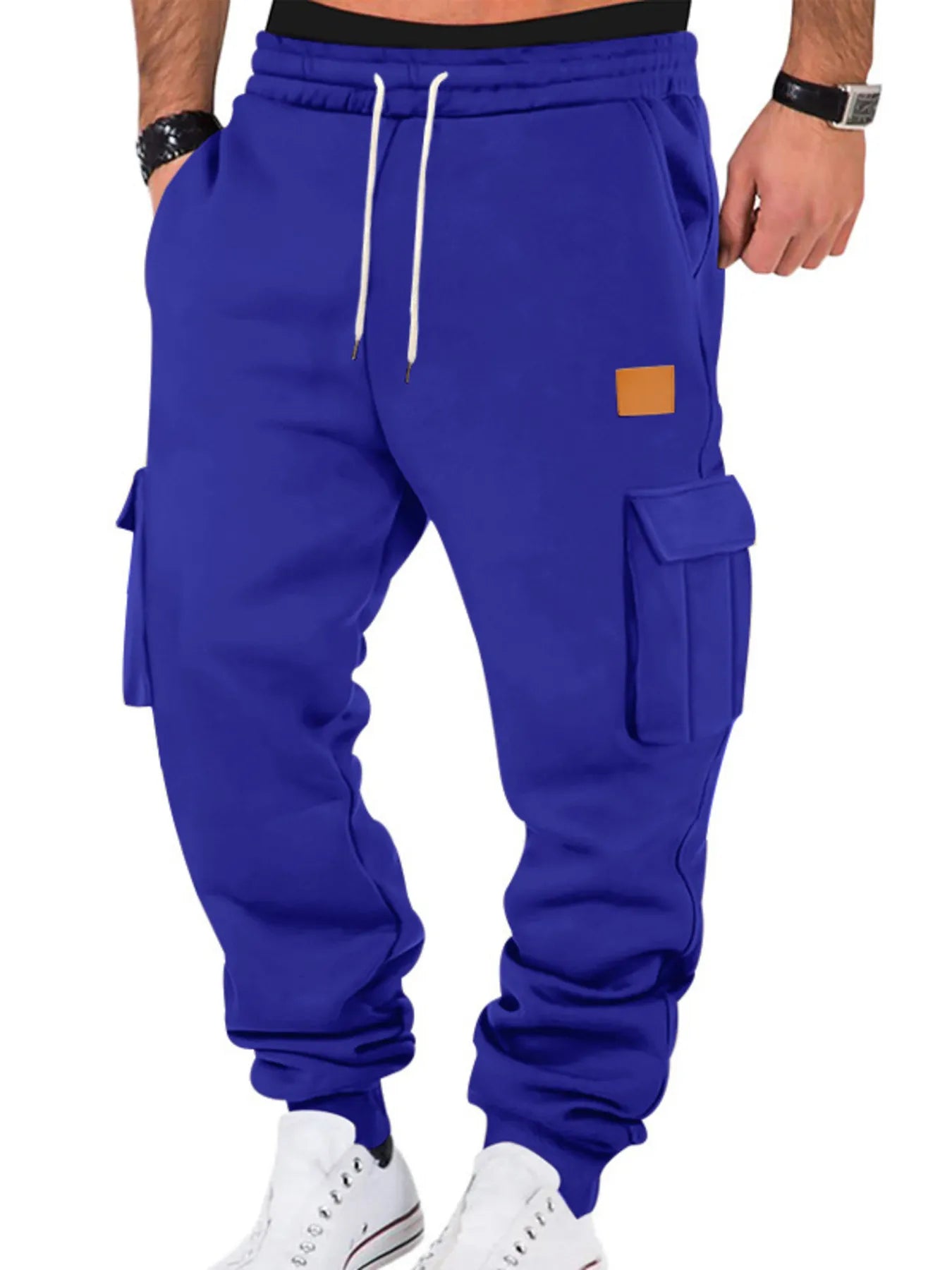 Men's Full Size Drawstring Loose Fit Pants Plus Size - Treasured Gift's & More