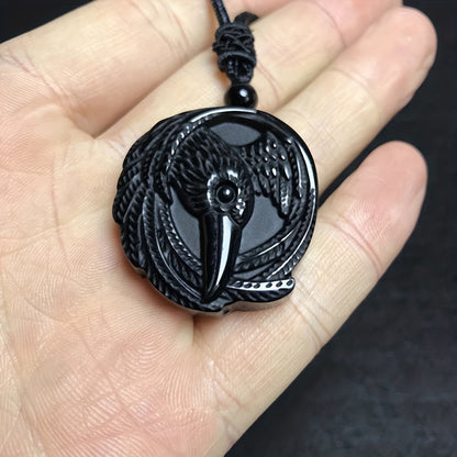 Natural Obsidian Necklace