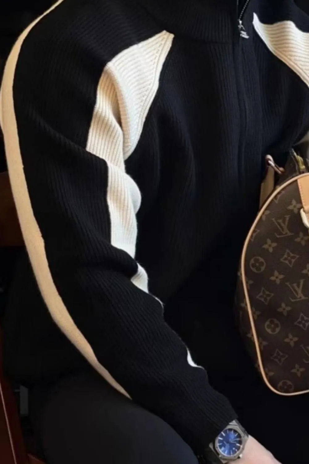 Men's Plus Size Zip Up Long Sleeve Cardigan - Treasured Gift's & More