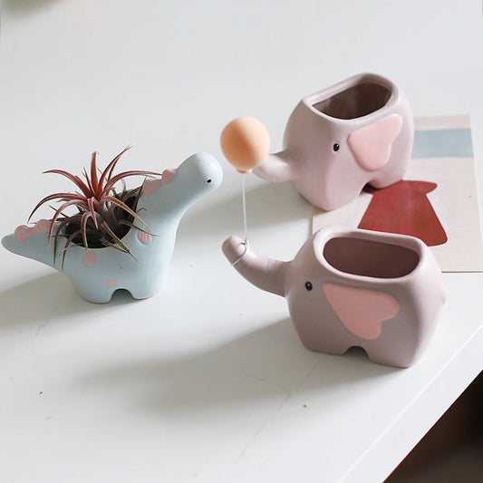 Succulent Ceramic Flower Pots - Just $13.64! Shop now at Treasured Gift's & More