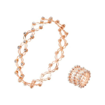 2 In 1 New Creative Magic Stretchable Ring Bracelet - Treasured Gift's & More