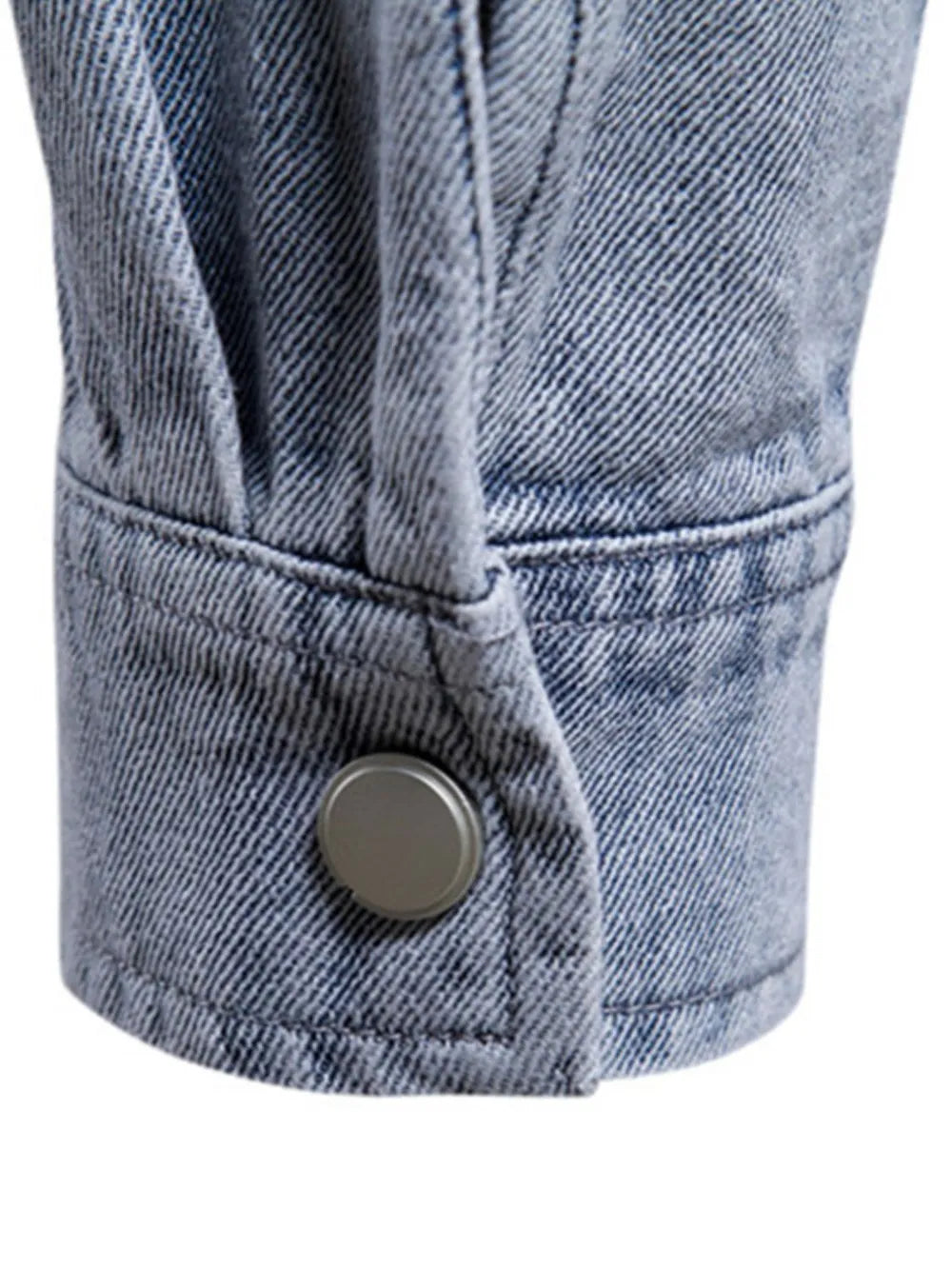 Men's Button Down Chest Pocket Denim Jacket - Treasured Gift's & More