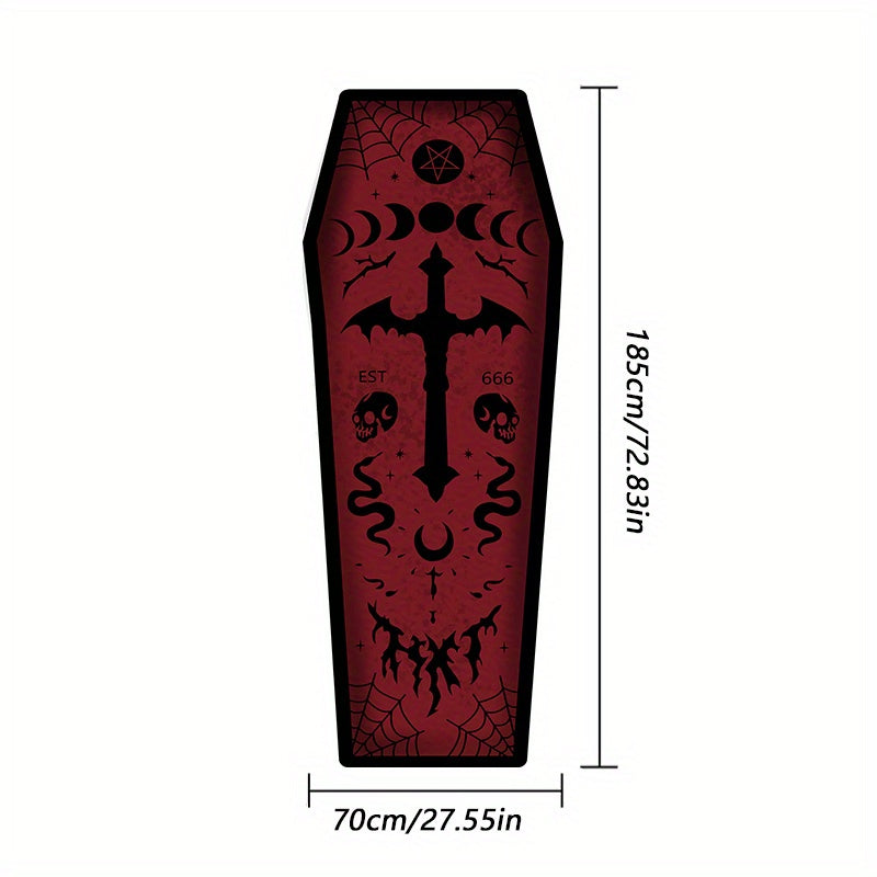 1pc, Thickened Halloween Carpet