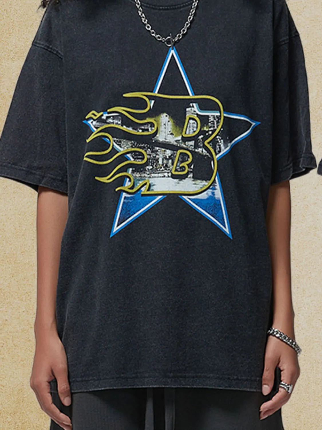 Men's Graphic Round Neck Half Sleeve T-Shirt - Treasured Gift's & More