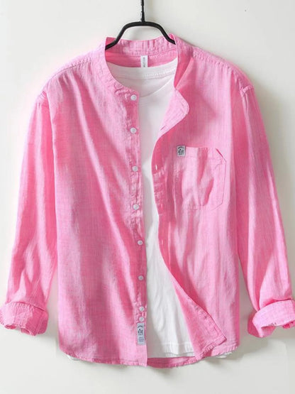 Men's Plus Size Button Up Long Sleeve Shirt - Treasured Gift's & More