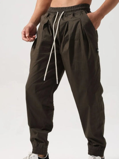 Men's Plus Size Drawstring Pocketed Active Pants - Treasured Gift's & More