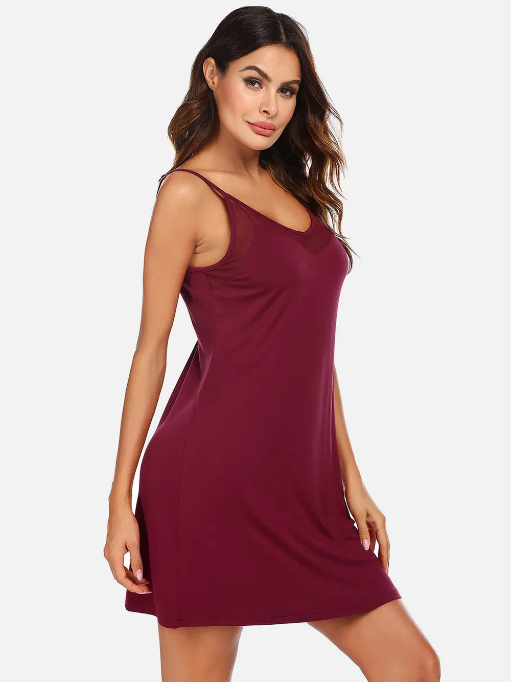 Scoop Neck Spaghetti Strap Lounge Dress - Treasured Gift's & More