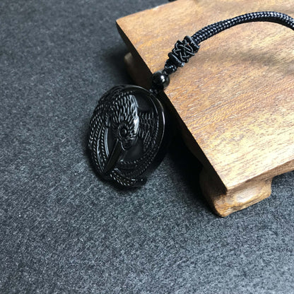 Natural Obsidian Necklace