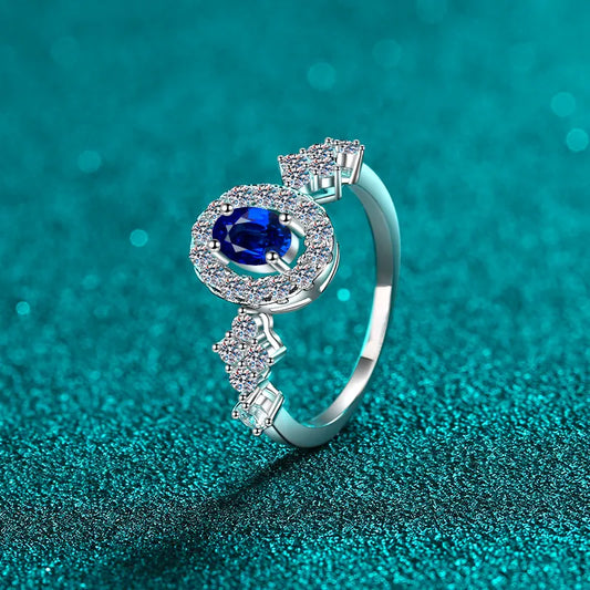 925 Sterling Silver Moissanite Ring - Treasured Gift's & More