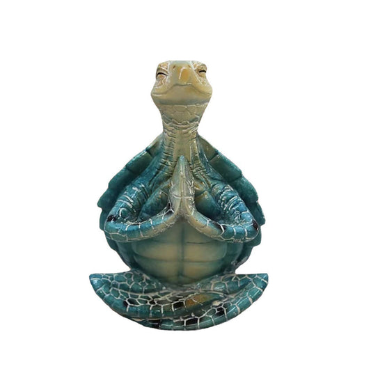 Resin decorative meditation on sea turtle - Just $12.62! Shop now at Treasured Gift's & More