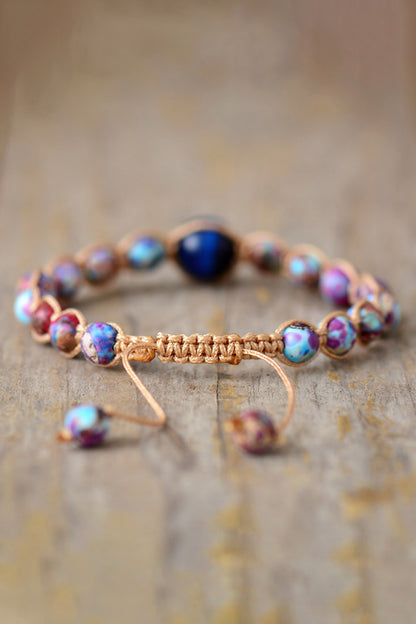 Imperial Jasper & Natural Stone Beaded Bracelet - Treasured Gift's & More