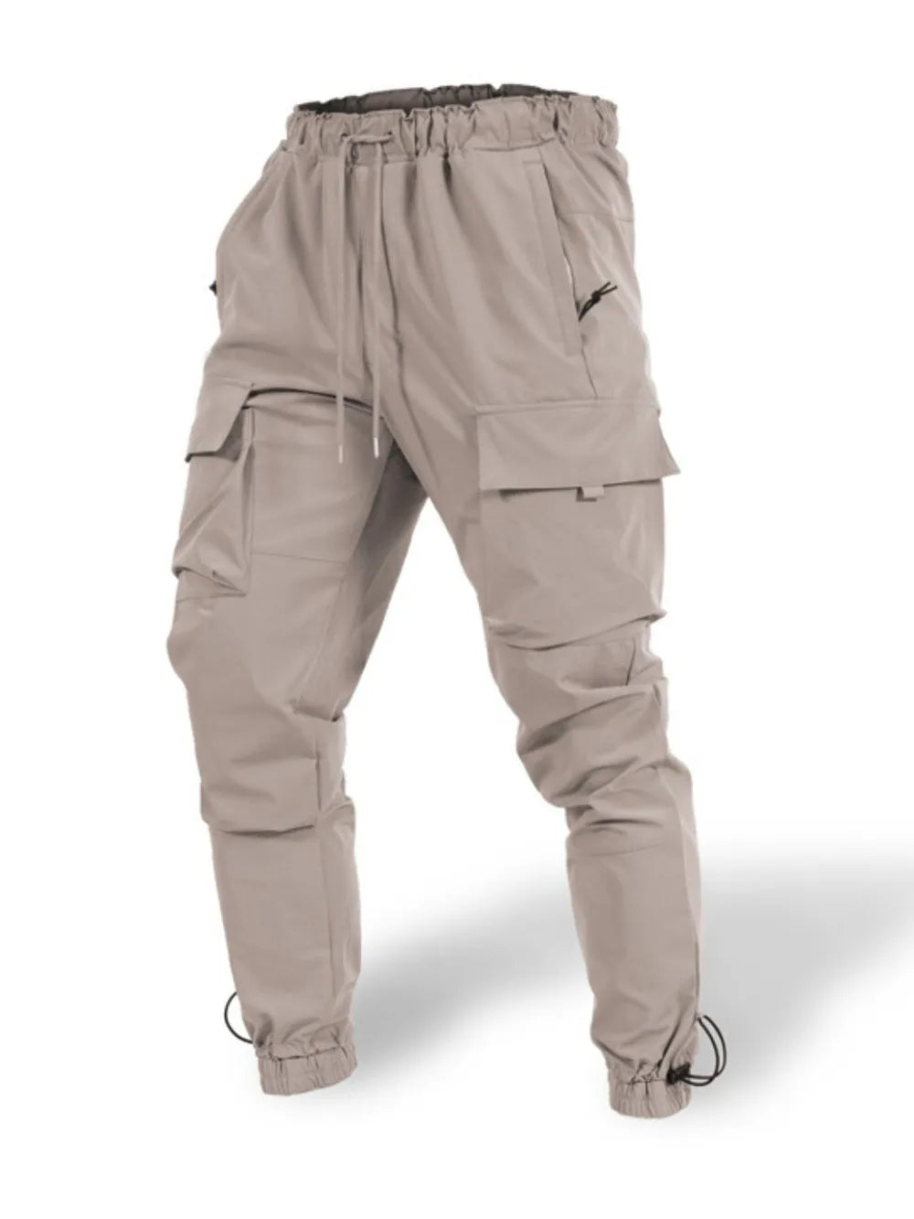 Men's Plus Size Drawstring Pants with Cargo Pockets - Treasured Gift's & More