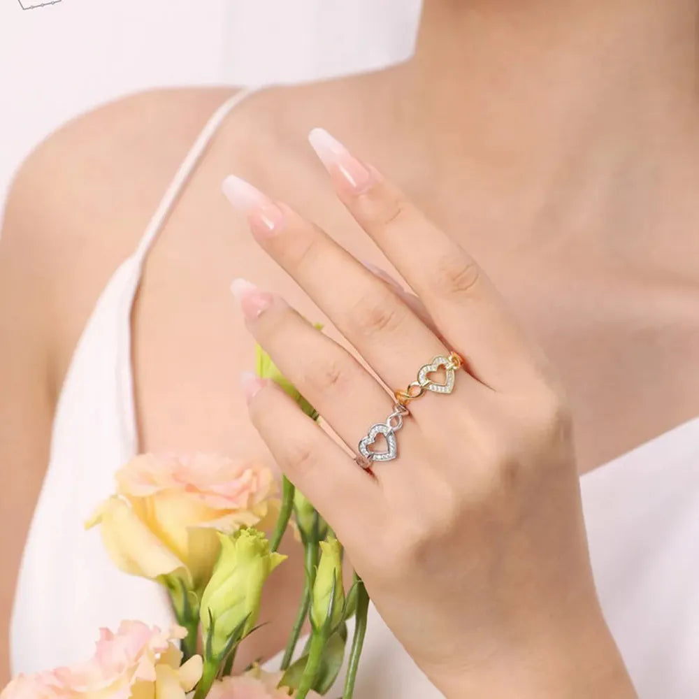 925 Sterling Silver Heart Ring - Treasured Gift's & More