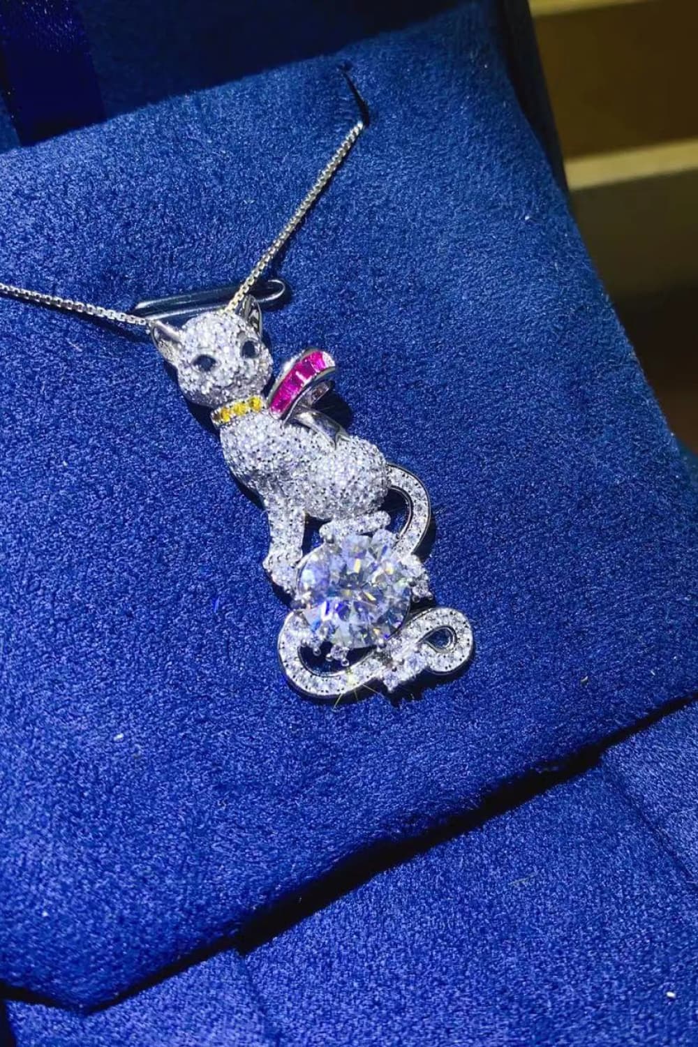 2 Carat Moissanite 925 Sterling Silver Necklace - Treasured Gift's & More