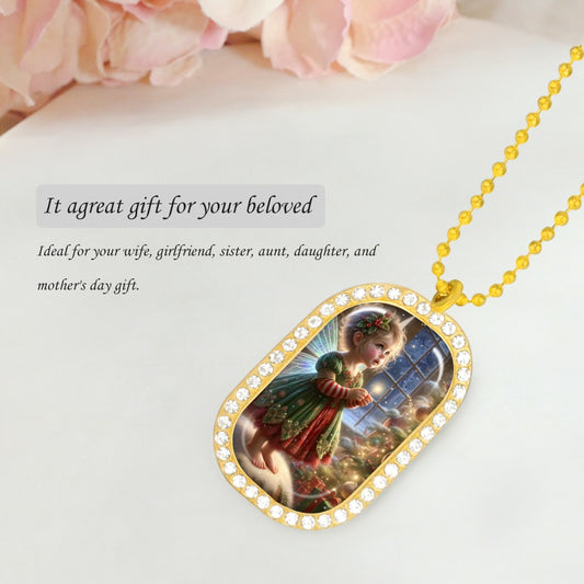 T&G Christmas Fairy Necklace - Just $19.66! Shop now at Treasured Gift's & More