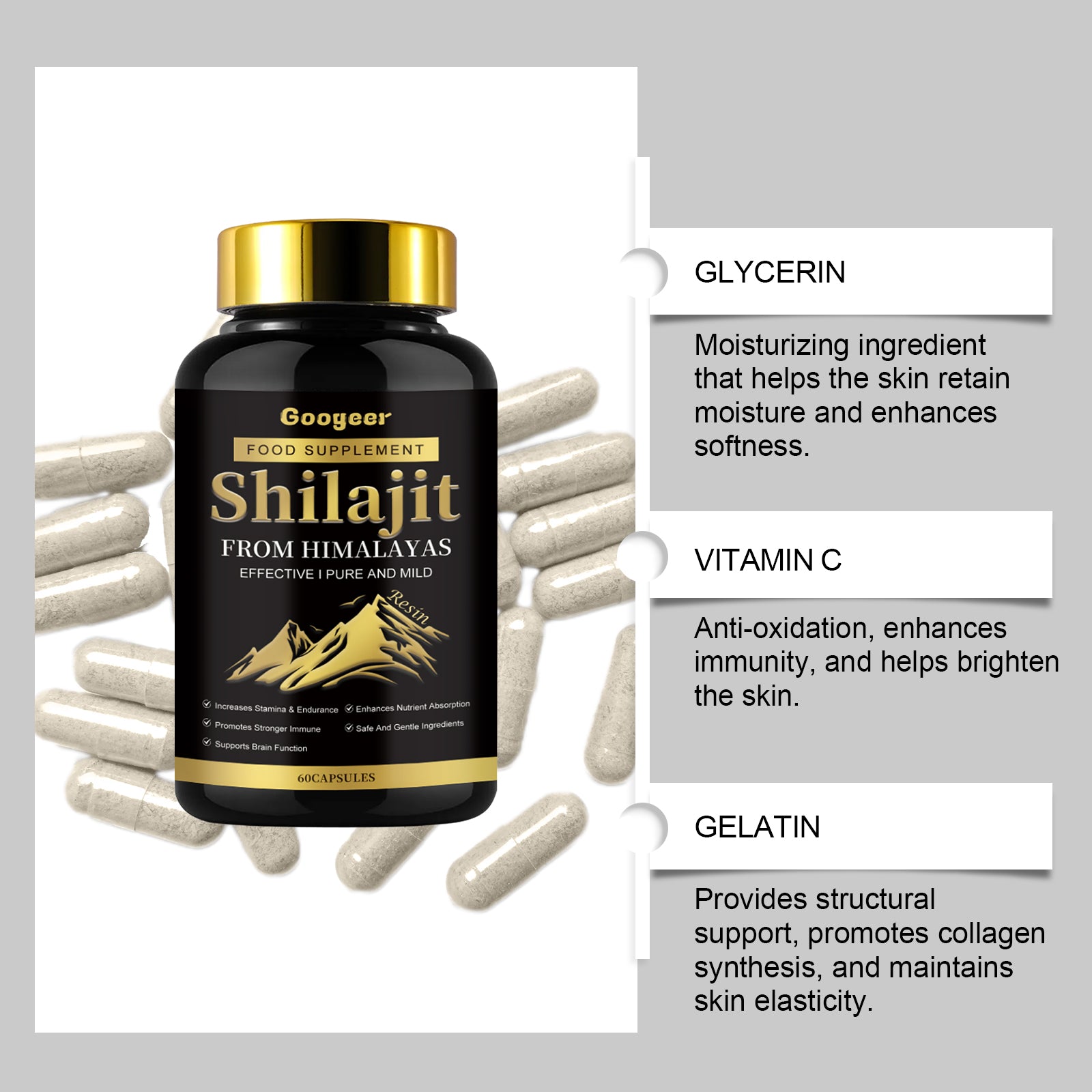 Shilajit Supplement - Treasured Gift's & More