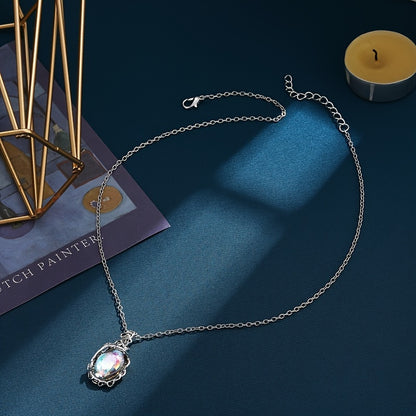 1pc Exquisite Moonstone Pendant Necklace