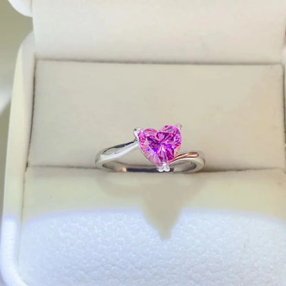 1 Carat Moissanite 925 Sterling Silver Ring - Treasured Gift's & More