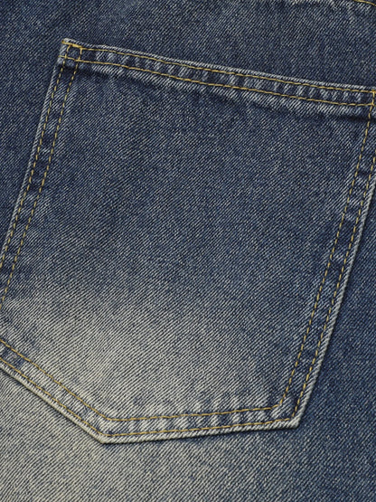 Men's Full Size Washed Cargo Jeans Plus Size - Treasured Gift's & More