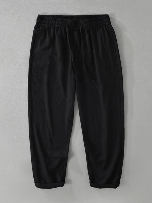 Men's Plus Size Drawstring Loose Fit Pants - Treasured Gift's & More