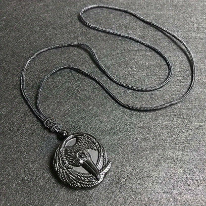 Natural Obsidian Necklace