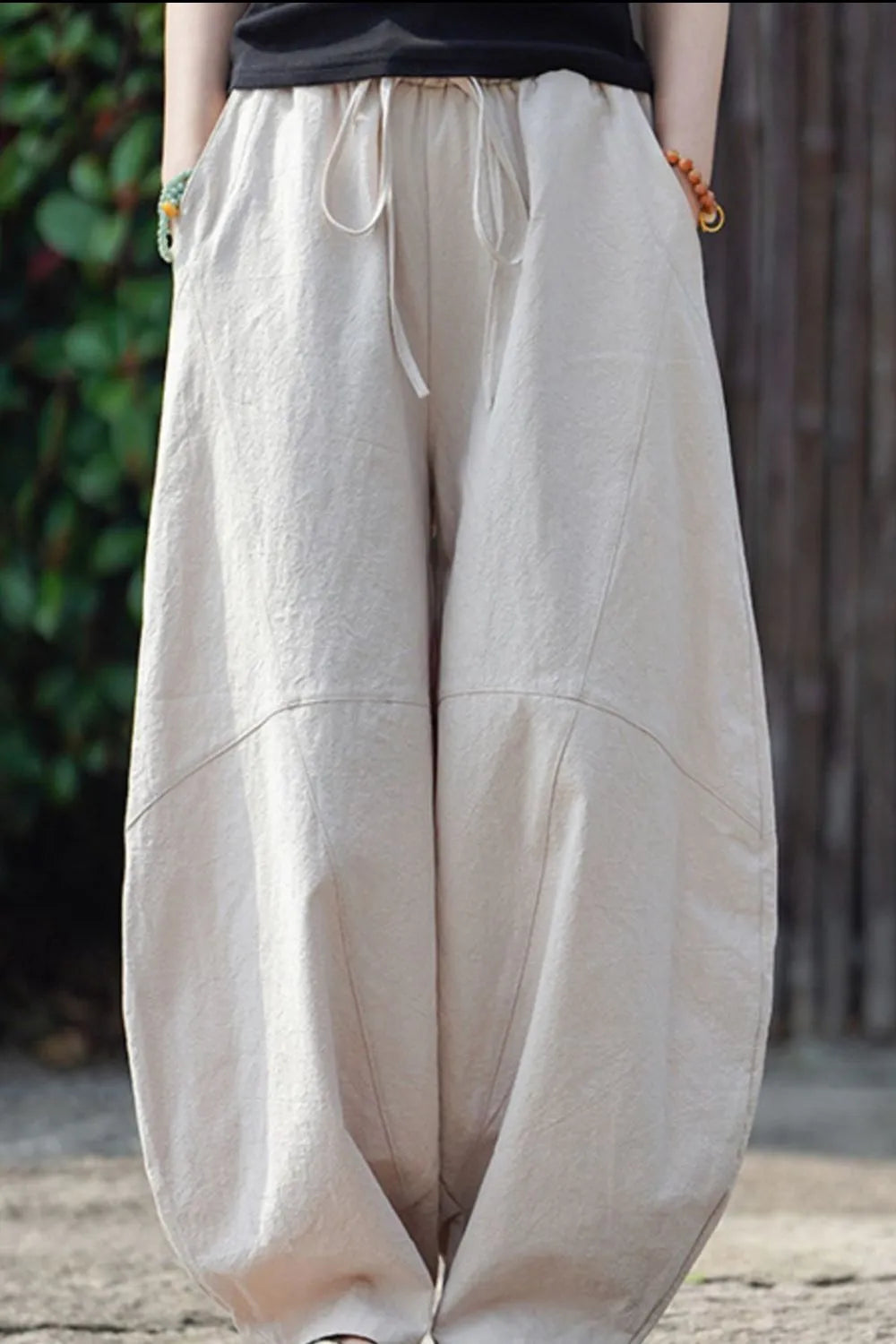 Men's Plus Size Casual Drawstring Wide Leg Pants - Treasured Gift's & More
