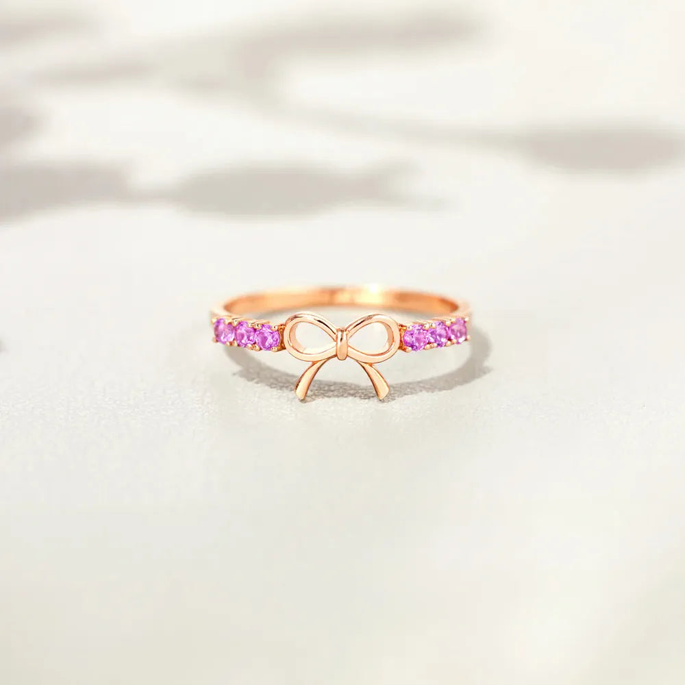 925 Sterling Silver Bow Ring - Treasured Gift's & More