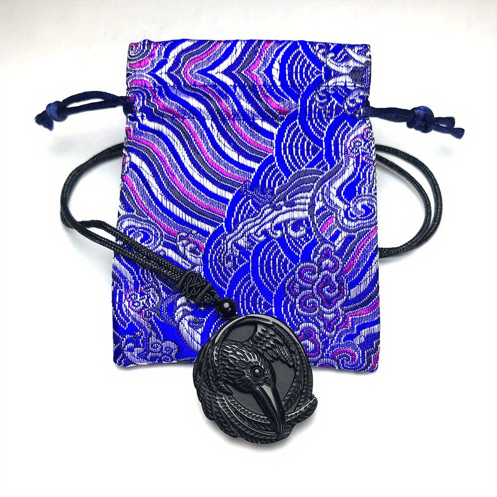 Natural Obsidian Necklace