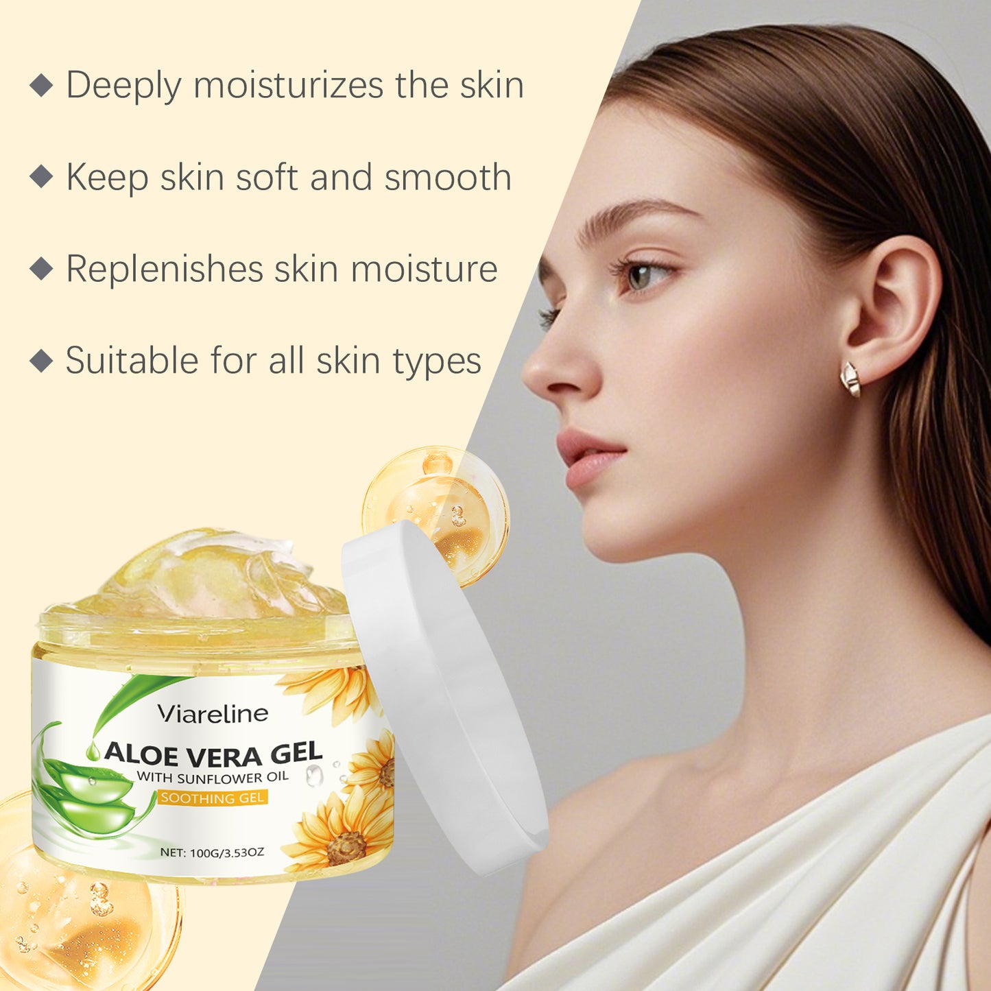 Sunflower Moisturizing Gel - Treasured Gift's & More