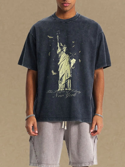 Men's Graphic Round Neck Half Sleeve T-Shirt - Treasured Gift's & More