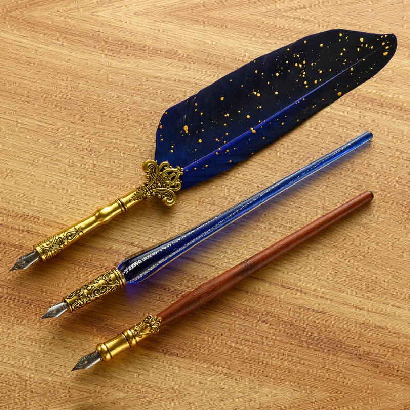 Retro Wooden Dip Pen Set - Just $21.89! Shop now at Treasured Gift's & More