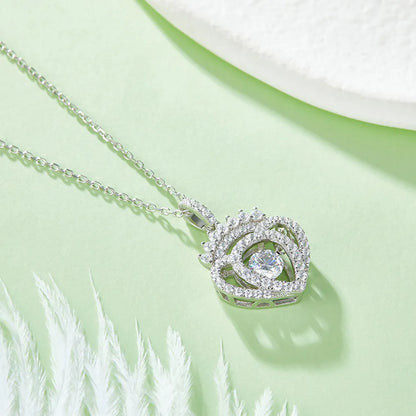 Moissanite 925 Sterling Silver Necklace - Treasured Gift's & More