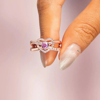 Heart Shape Zircon 925 Sterling Silver Ring - Treasured Gift's & More
