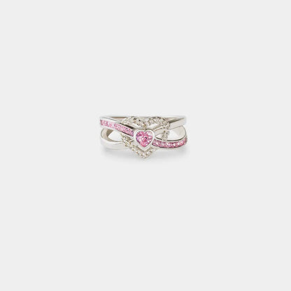 Heart Shape Zircon 925 Sterling Silver Ring - Treasured Gift's & More