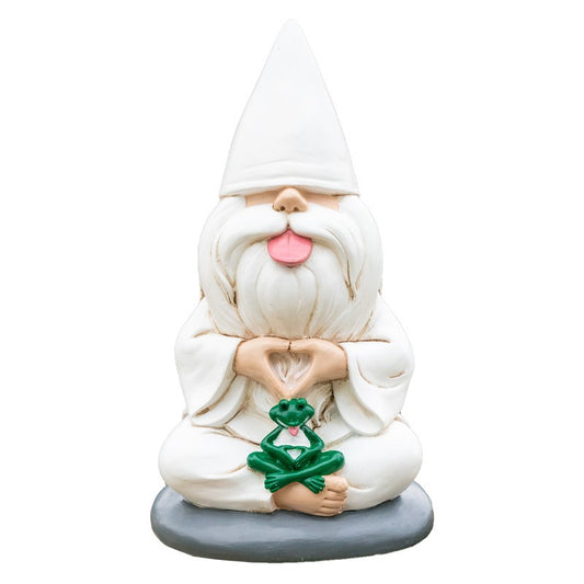 White Hat Meditation Dwarf - Just $24.63! Shop now at Treasured Gift's & More