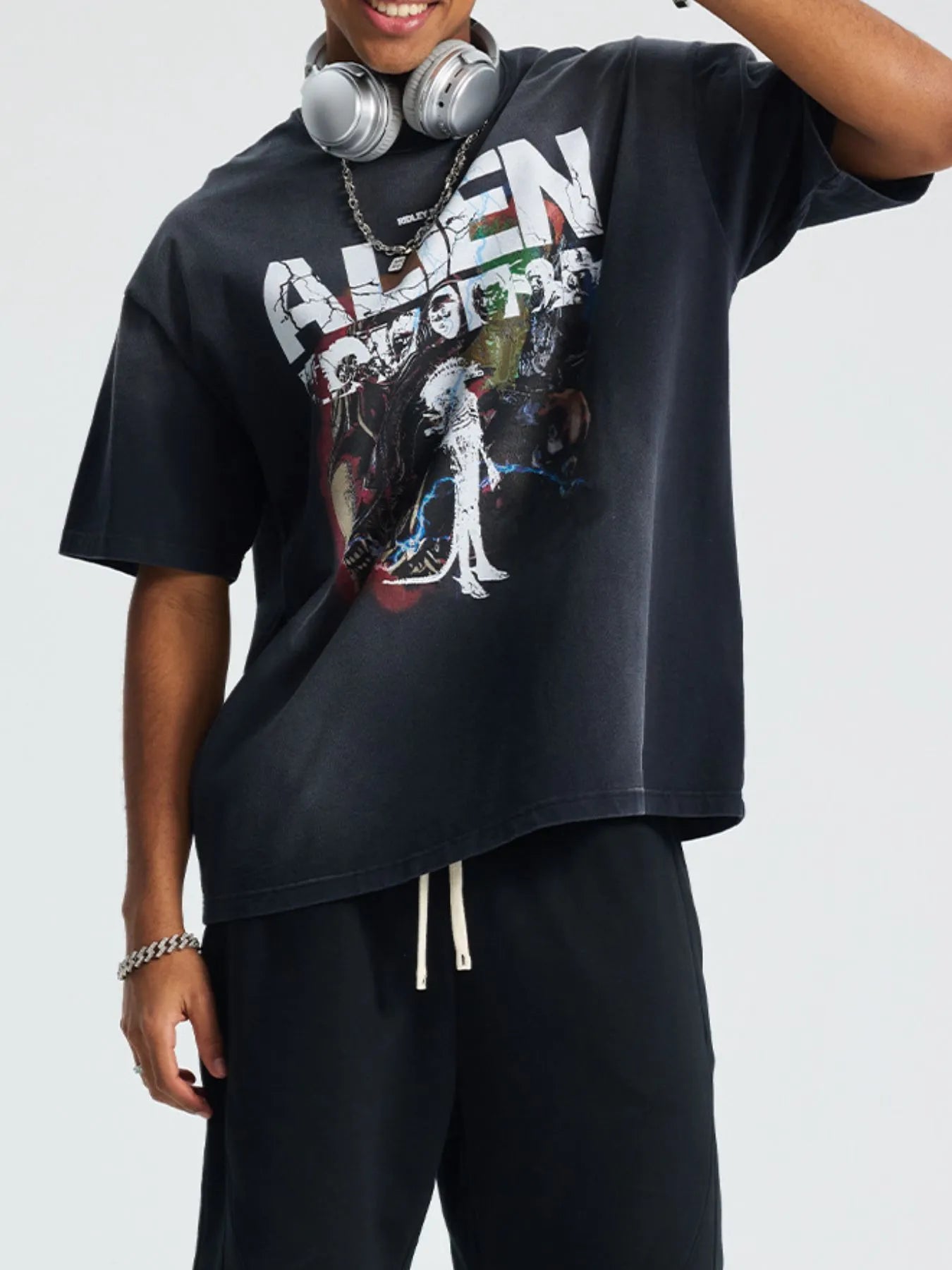 Men's Graphic Round Neck Half Sleeve T-Shirt - Treasured Gift's & More